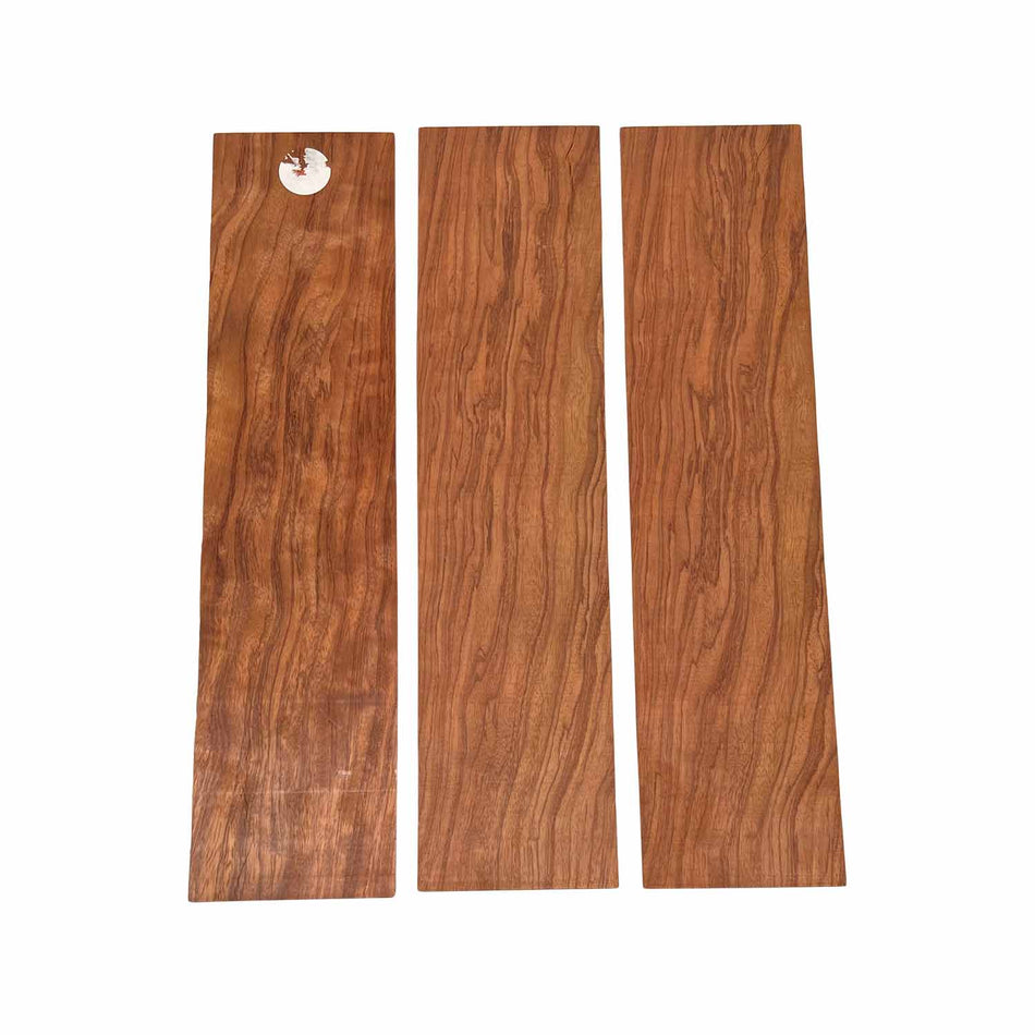 Bubinga Drop Top 24" x 5-1/2" x 1/4" - 3 pieces #1