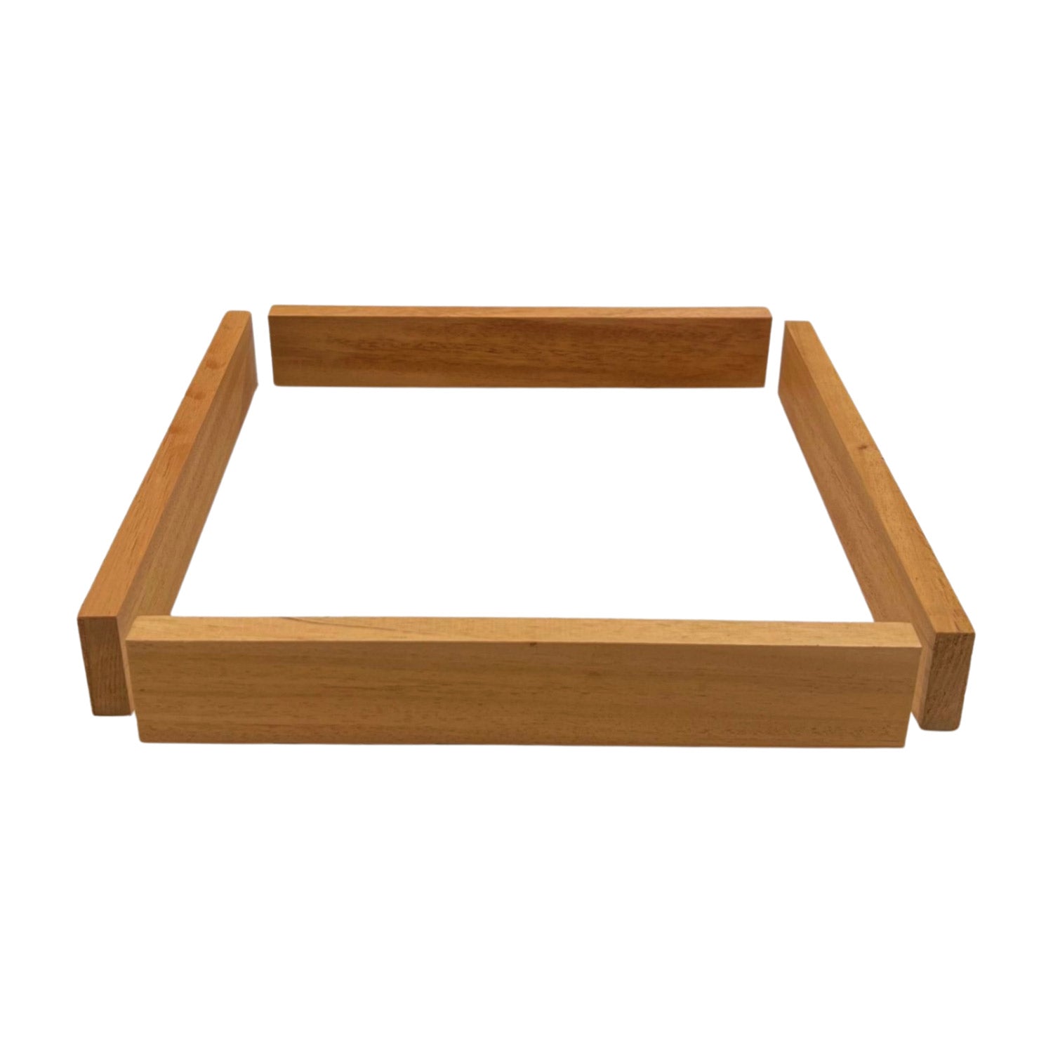 Mixed Wood Species Valet Tray Set  - 8″ x 1 1/4″ x 3/8″ (4 pieces)