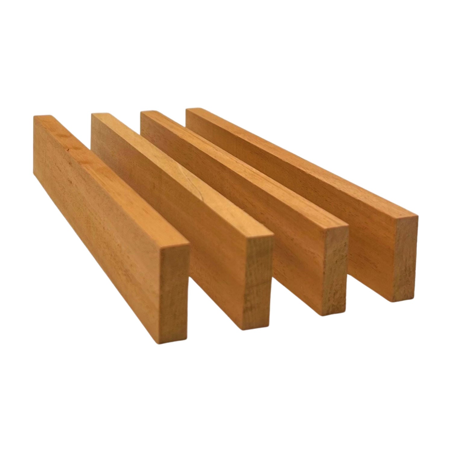 Mixed Wood Species Valet Tray Set  - 8″ x 1 1/4″ x 3/8″ (4 pieces)