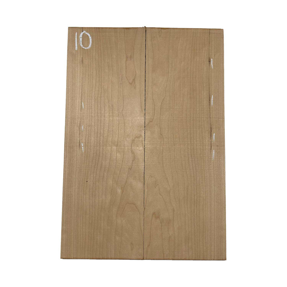 Ambrosia Maple Bookmatched Explorer Juego de tapa abatible para guitarra - 28" x 9" x 1/4"