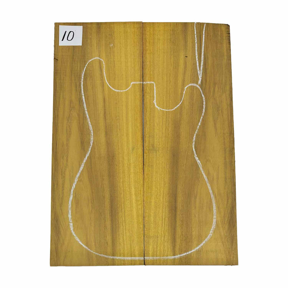 Tapas abatibles para guitarra Bocote Bookmatched 21" x 7" x 1/4"