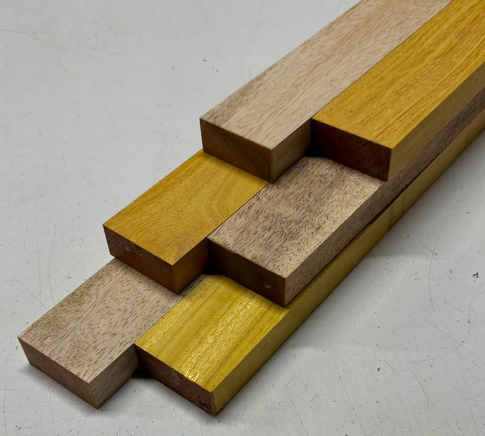 Buy 3 Osage Orange Cutting Board Blanks, Get 3 FREE Mango Blanks – 3/4" x 2" x 12"