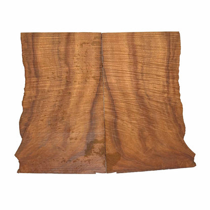 Flame Koa Bookmatched Thin Lumber 10-1/2&quot; x 6&quot; x 1/8&quot; - 2 pieces 