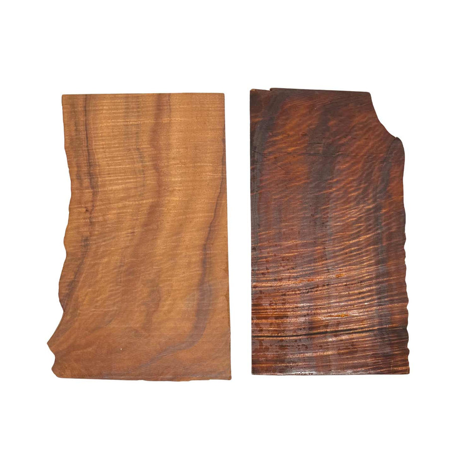 Flame Koa Bookmatched Thin Lumber - 2 pieces #1001 - E - Exotic Wood Zone 