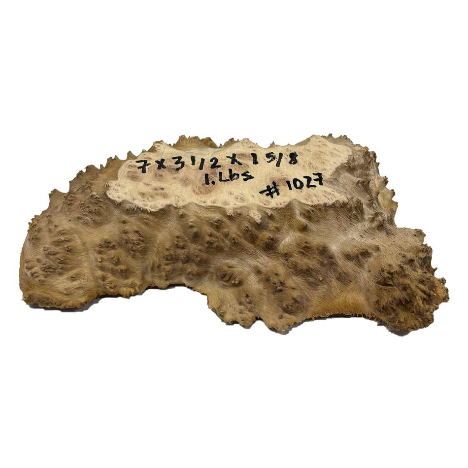 Red Mallee Slab/Cookies - 7" x 3-1/2" x 1-5/8" #1027 Exotic Wood Zone 