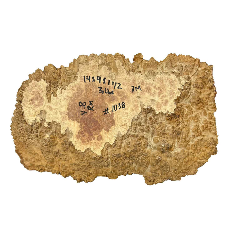 Red Mallee Burl Cookies - 14" x 9" x 1-1/2" #1038