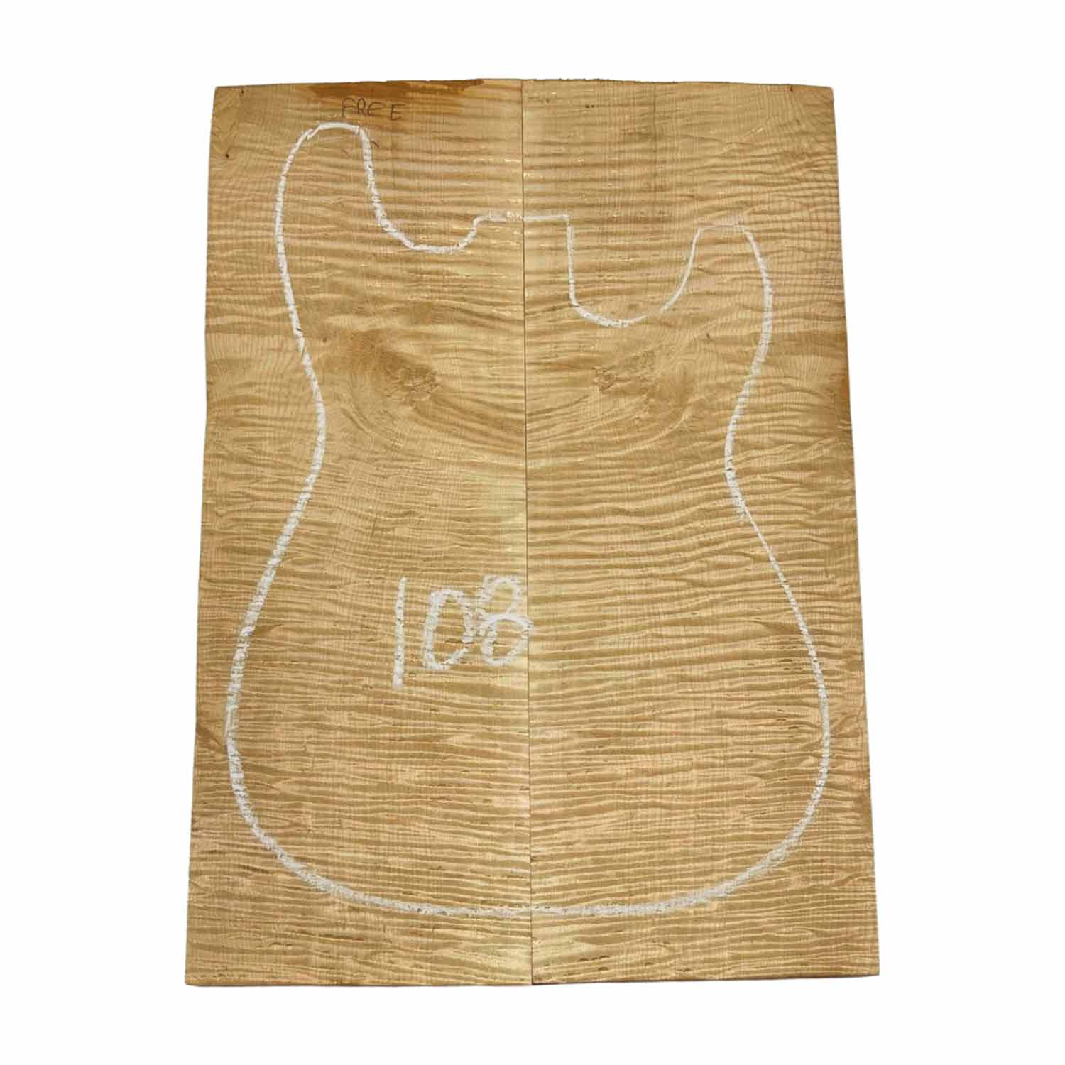 Granadillo Bookmatched Drop Tops para guitarra 21&quot; x 7&quot; x 1/4&quot;