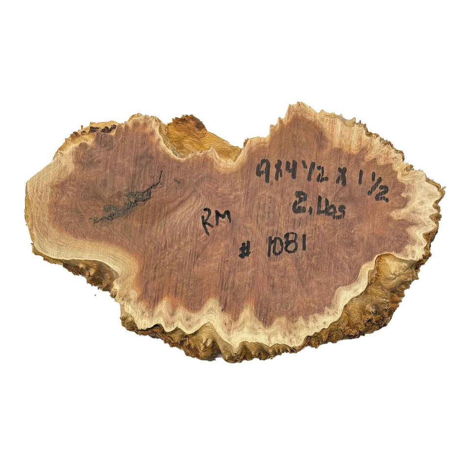 Red Mallee Burl Cookies - 9" x 4-1/2" x 1-1/2" #1081