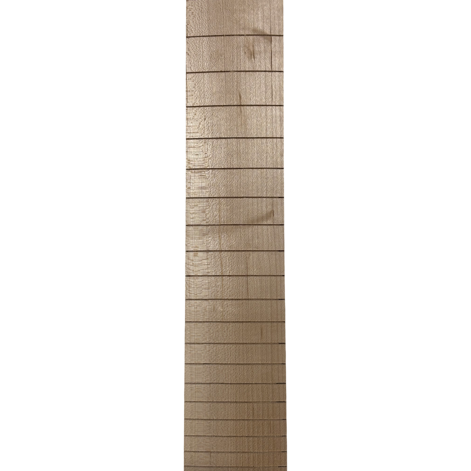 Premium Maple Slotted Fingerboard for Fender Guitars, 10" Radius- Sample Exotic Wood Zone 