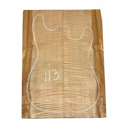 Granadillo Bookmatched Drop Tops para guitarra 21&quot; x 7&quot; x 1/4&quot;