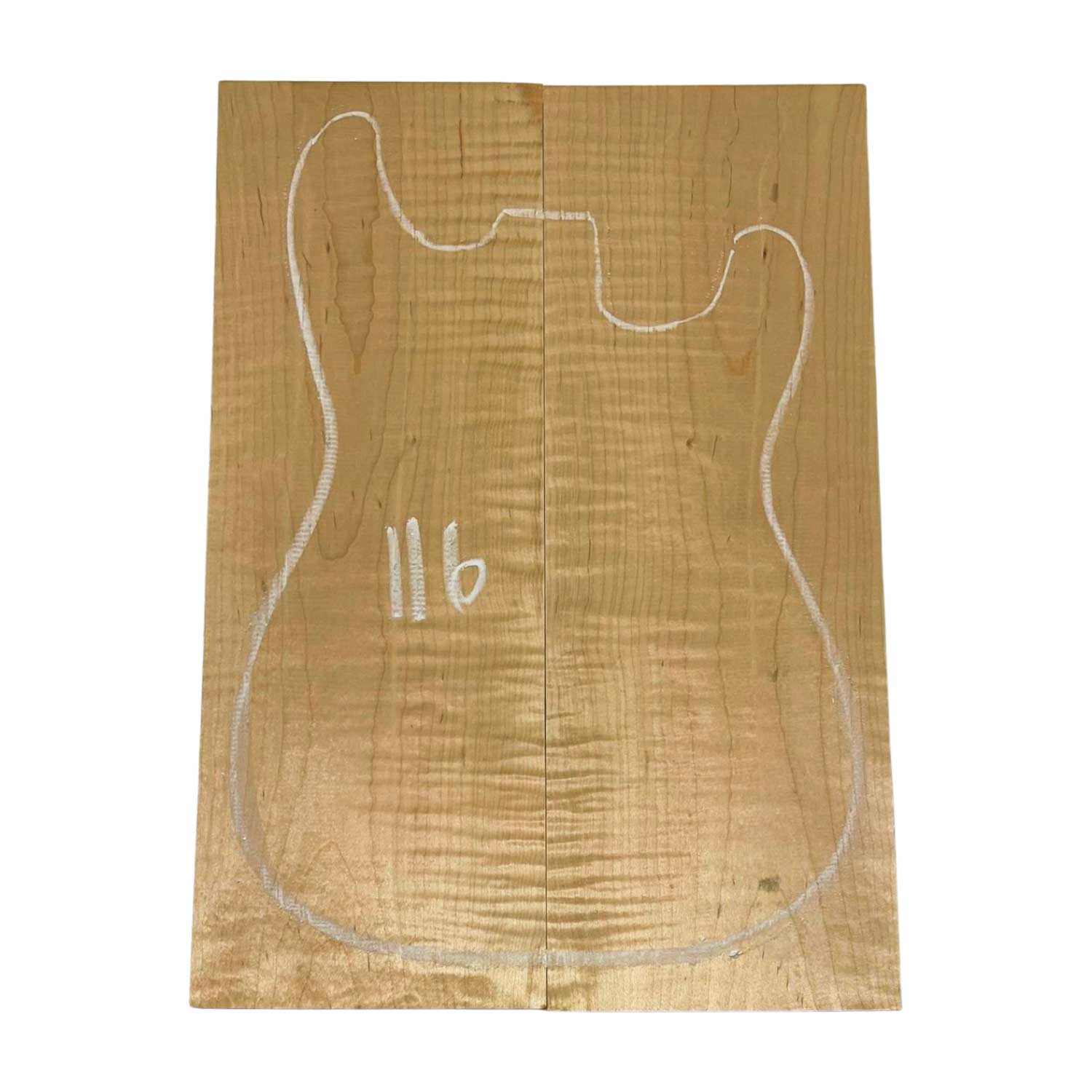 Granadillo Bookmatched Drop Tops para guitarra 21&quot; x 7&quot; x 1/4&quot;