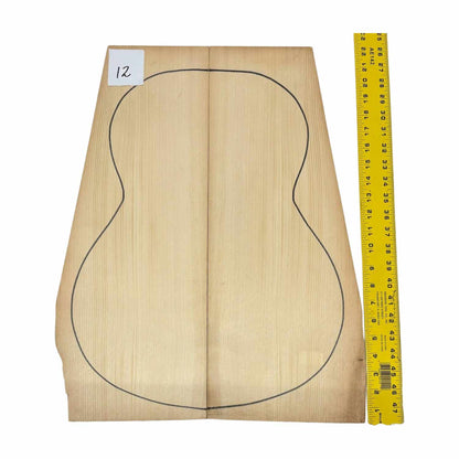 Adirondack Spruce Bookmatched Classical Guitar Tops 