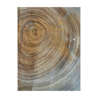 Hermosas y raras losas/galletas de borde vivo de madera negra africana - 24&quot;x24-1/2&quot;x3&quot;, 