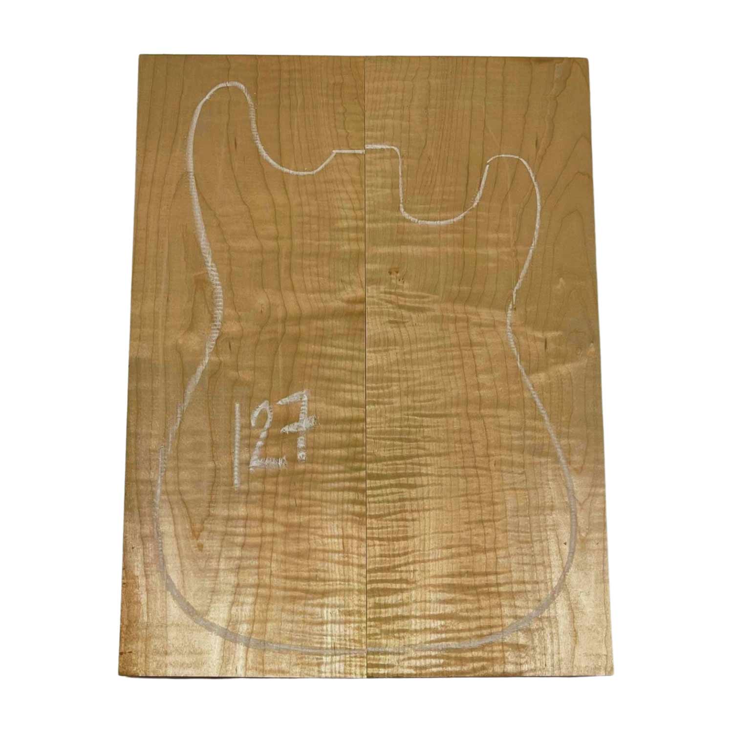 Granadillo Bookmatched Drop Tops para guitarra 21&quot; x 7&quot; x 1/4&quot;