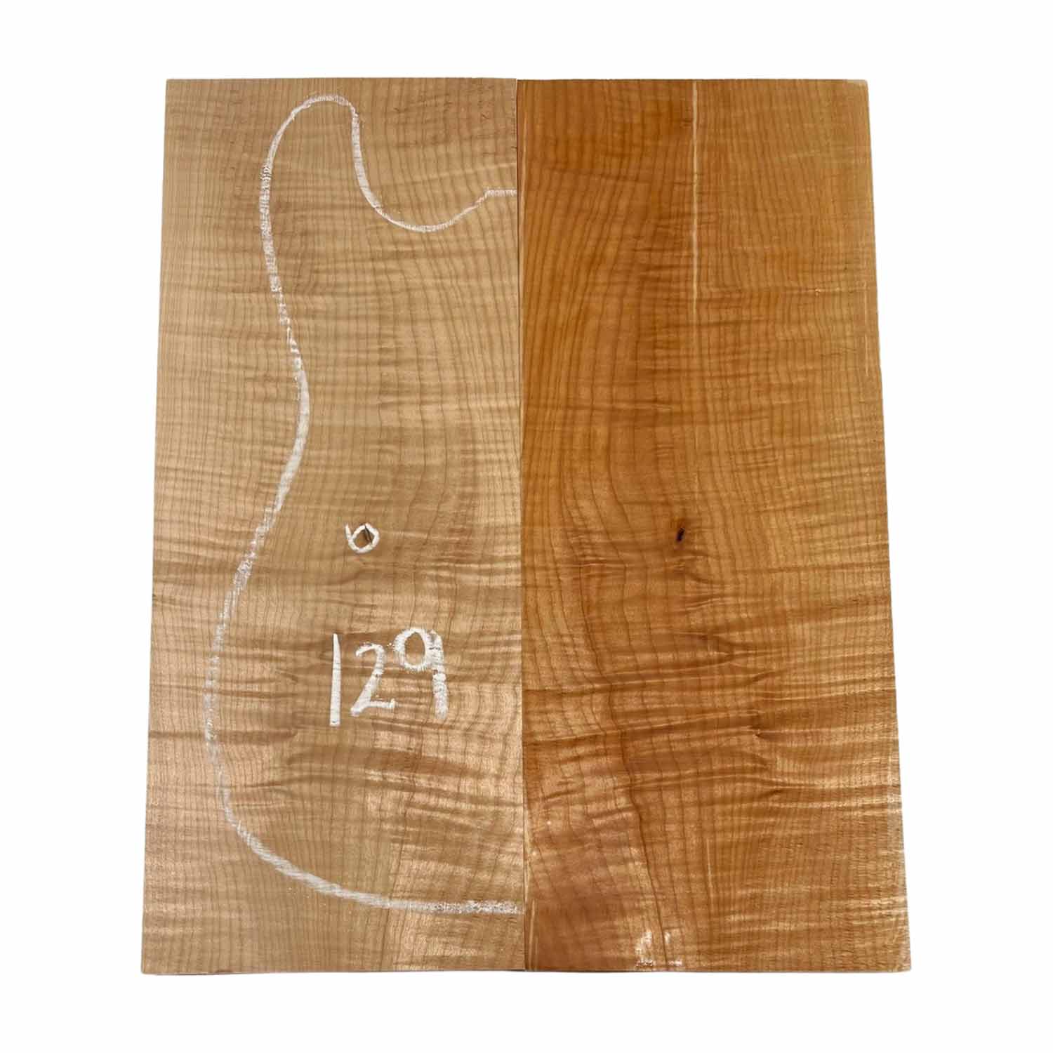 Granadillo Bookmatched Drop Tops para guitarra 21&quot; x 7&quot; x 1/4&quot;