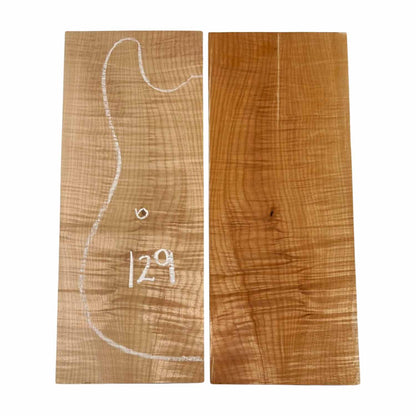 Granadillo Bookmatched Drop Tops para guitarra 21&quot; x 7&quot; x 1/4&quot;