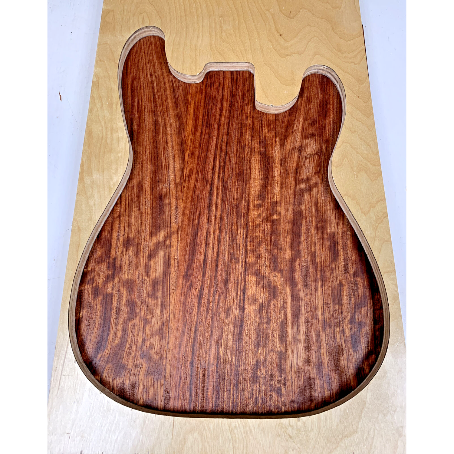 Bubinga Semi Explorer Guitar Body Blanks - 24″ x 18″ x 2″ - Exotic Wood Zone - Buy online Across USA 
