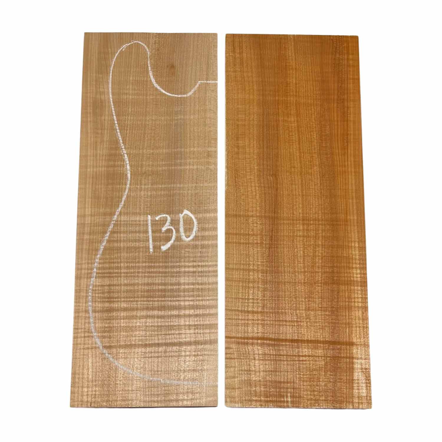 Granadillo Bookmatched Drop Tops para guitarra 21&quot; x 7&quot; x 1/4&quot;