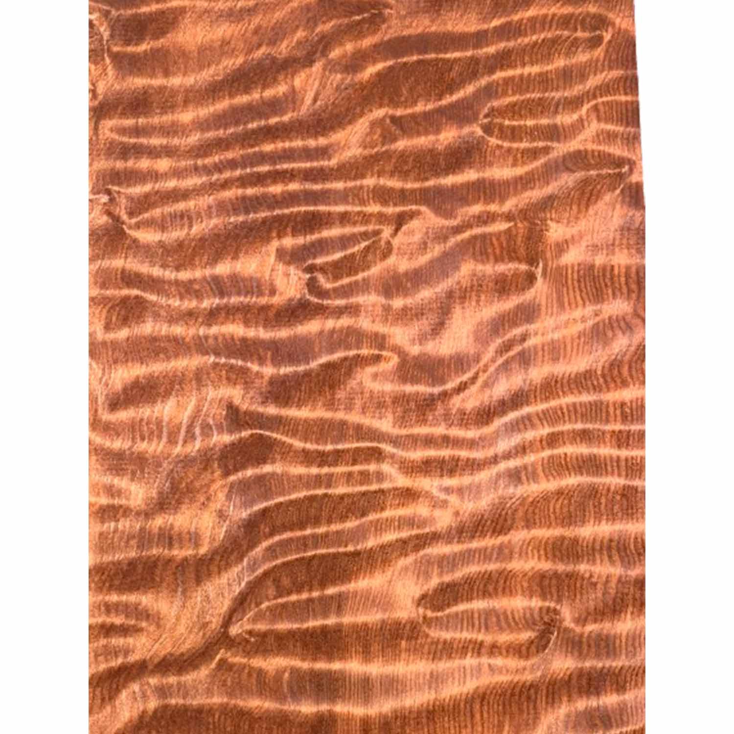 Quilted Figured Flame Cherry Mahogany  Drop Top 20-1/2&quot; x 7-1/2&quot; x 3/8&quot; 