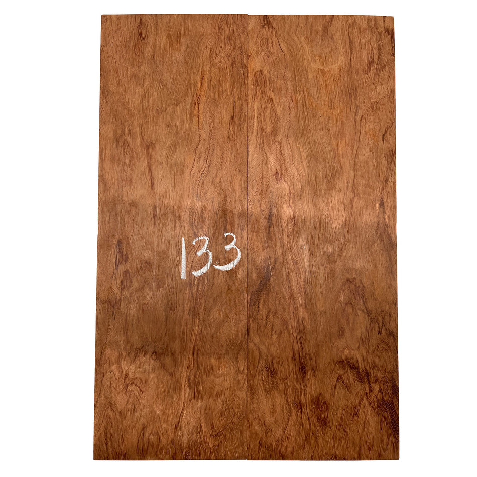 Bubinga Bookmatched Drop Tops para guitarra 21" x 7-3/4" x 5/8" #10