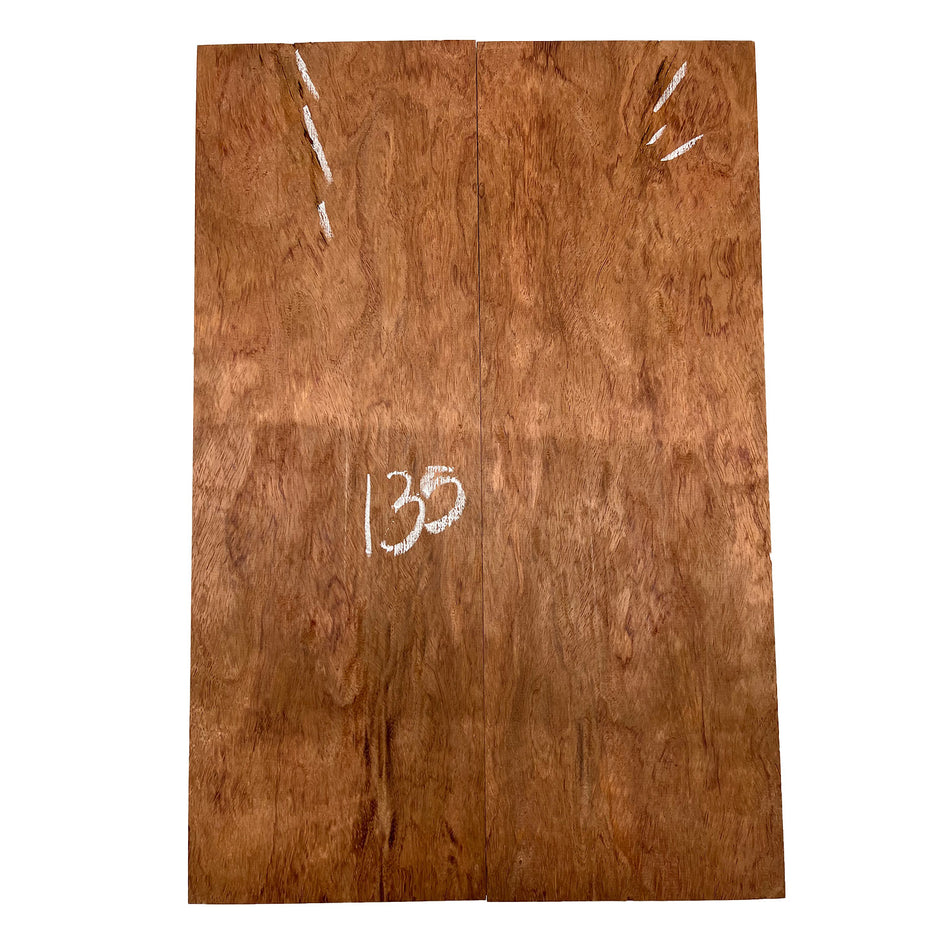 Bubinga Bookmatched Drop Tops para guitarra 21" x 7-3/4" x 5/8" #10