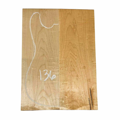 Granadillo Bookmatched Drop Tops para guitarra 21&quot; x 7&quot; x 1/4&quot;