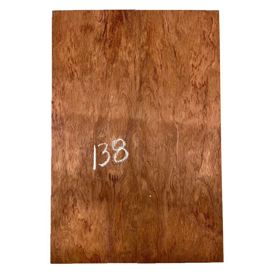 Bubinga Bookmatched Drop Tops para guitarra 21" x 7-3/4" x 5/8" #10