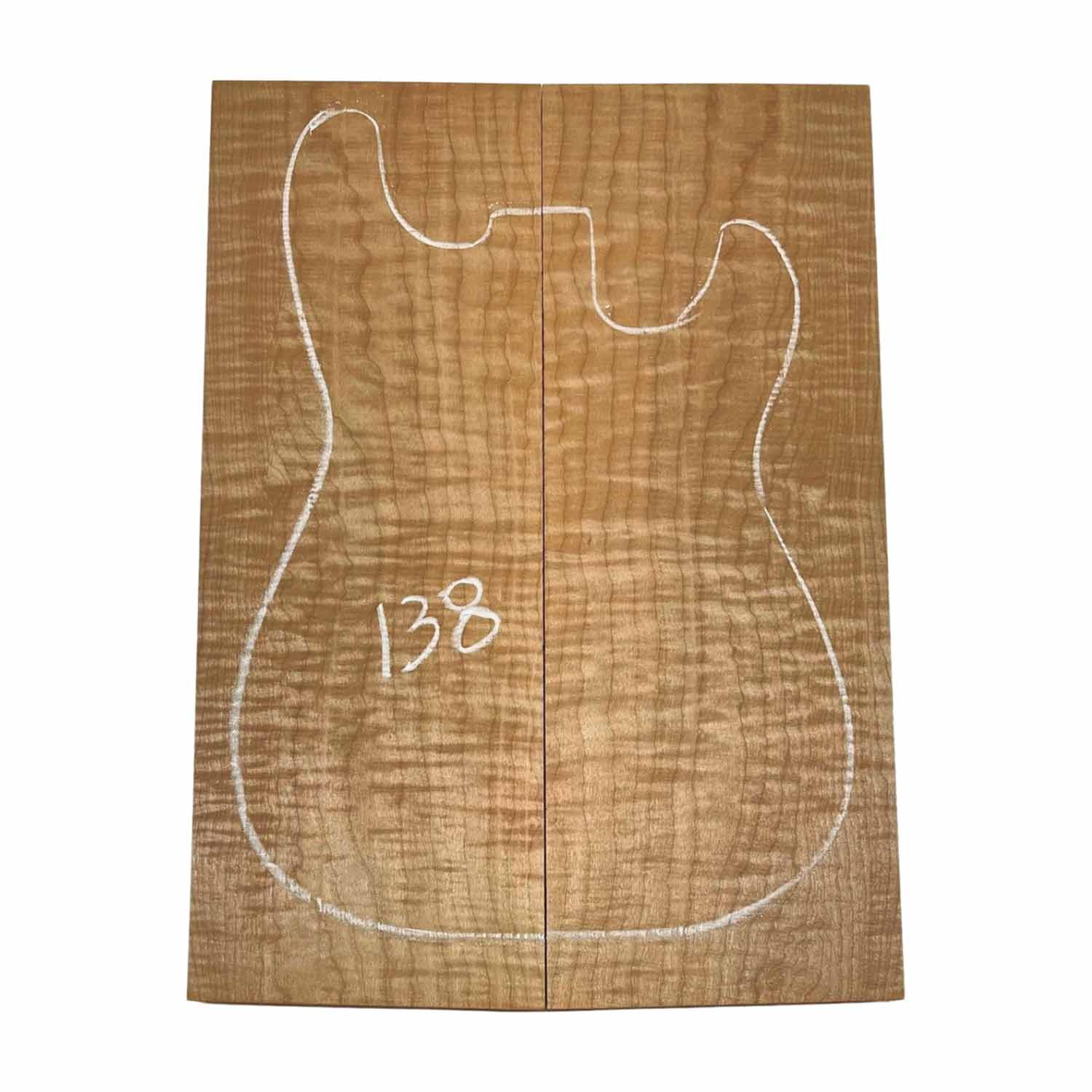 Granadillo Bookmatched Drop Tops para guitarra 21&quot; x 7&quot; x 1/4&quot;