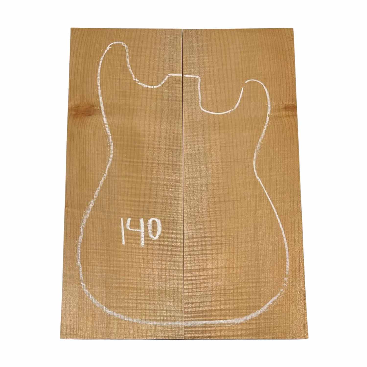 Flame Maple Guitar Carved Top 20&quot; x 7-3/8&quot; x 3/4&quot; 