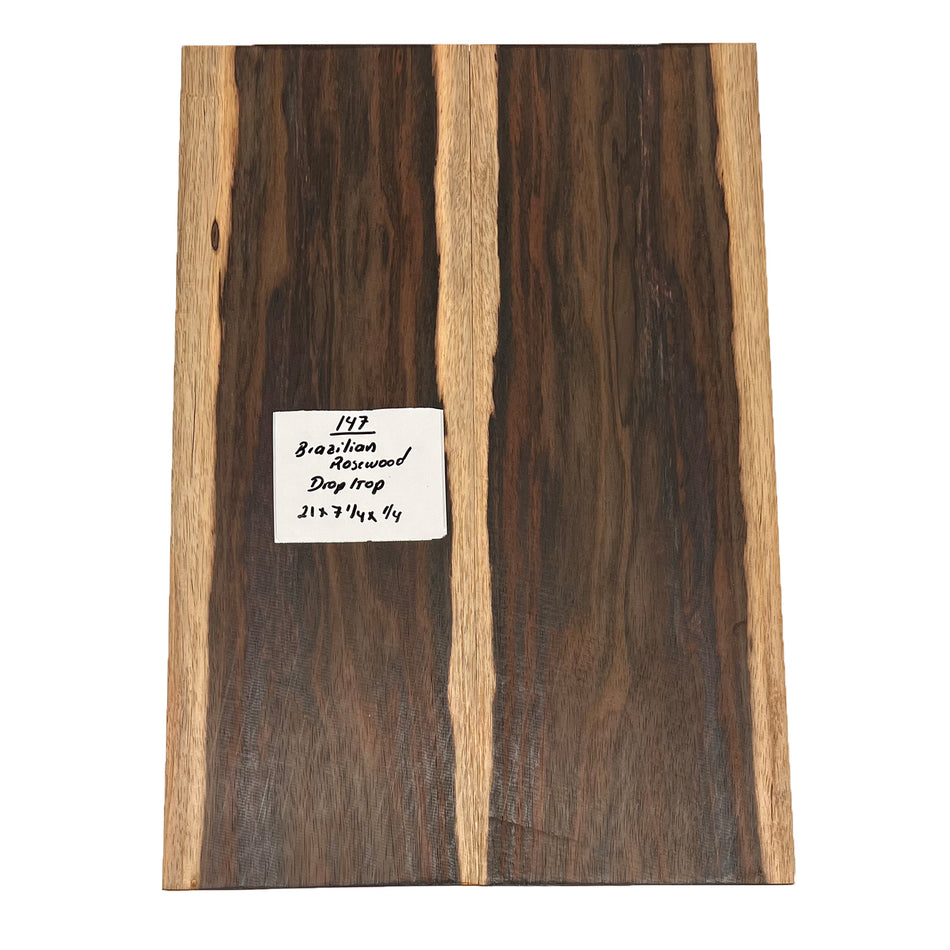 Brazilian Rosewood Drop Top 21" x 7-1/4" x 1/4" #147