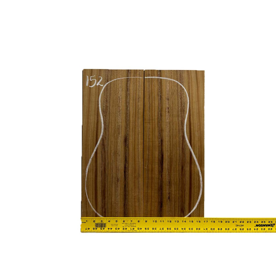 Flame Hawaiian Koa Dreadnought AAA Grade Guitar Back & Side Set #152