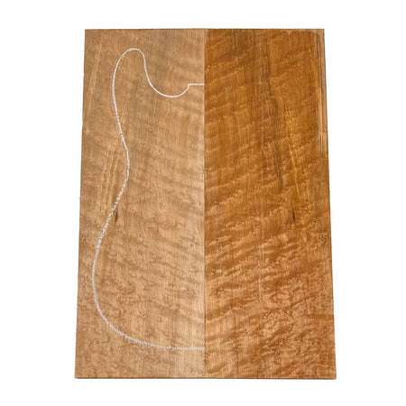 Curly Birdseye Maple Drop Top 21" x 7-1/4" x 3/8" #15-A - Exotic Wood Zone 