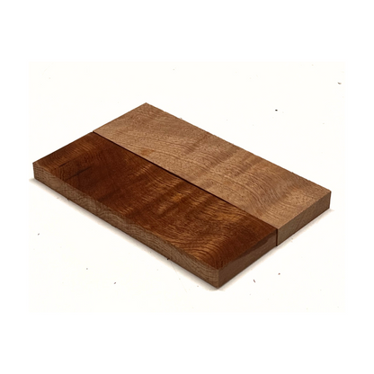 Quilted Curly Sapele Knife Wood Blanks/Knife Scales 5&quot; x 1-1/2&quot; x 3/8&quot; - Exotic Wood Zone - Buy online Across USA 