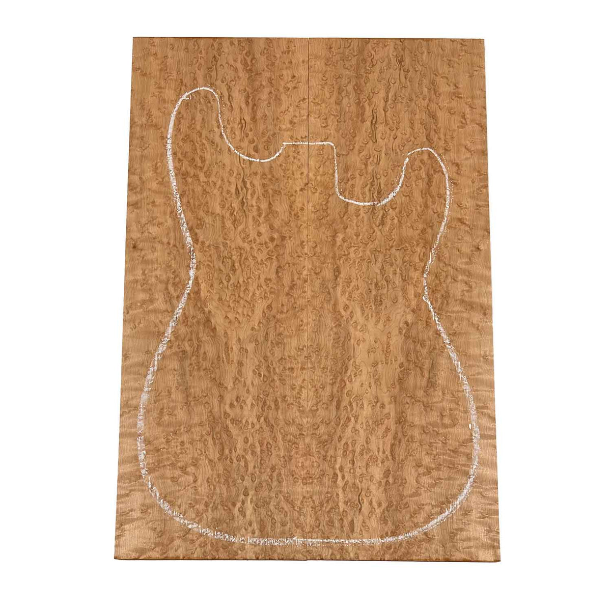 Curly Birdseye Maple Drop Top 21" x 7-1/4" x 3/8" #16 - Exotic Wood Zone 