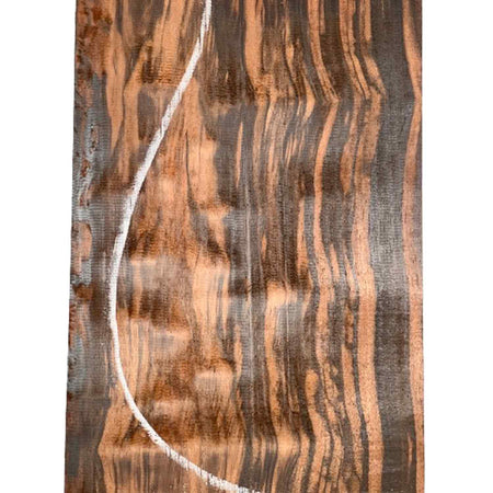 Macassar Ebony Drop Top 21" x 7-5/8" x 1/4" #165-A - Exotic Wood Zone 