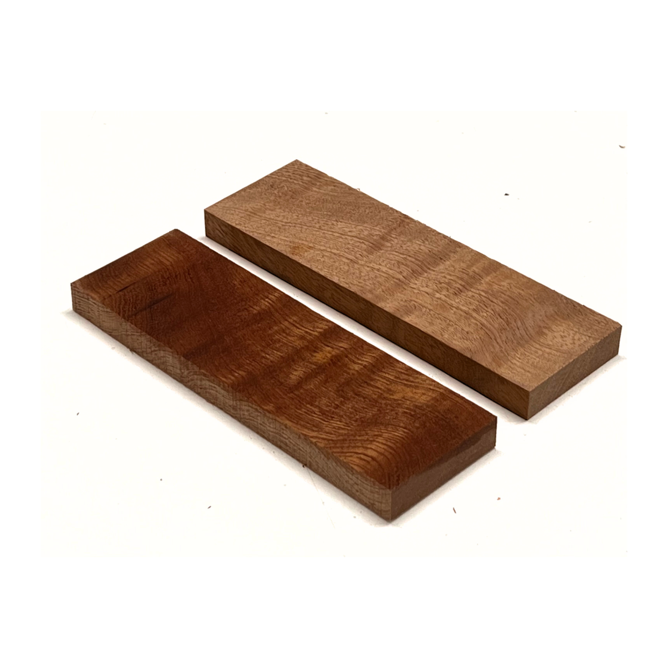 Quilted Curly Sapele Knife Wood Blanks/Knife Scales 5&quot; x 1-1/2&quot; x 3/8&quot; - Exotic Wood Zone - Buy online Across USA 