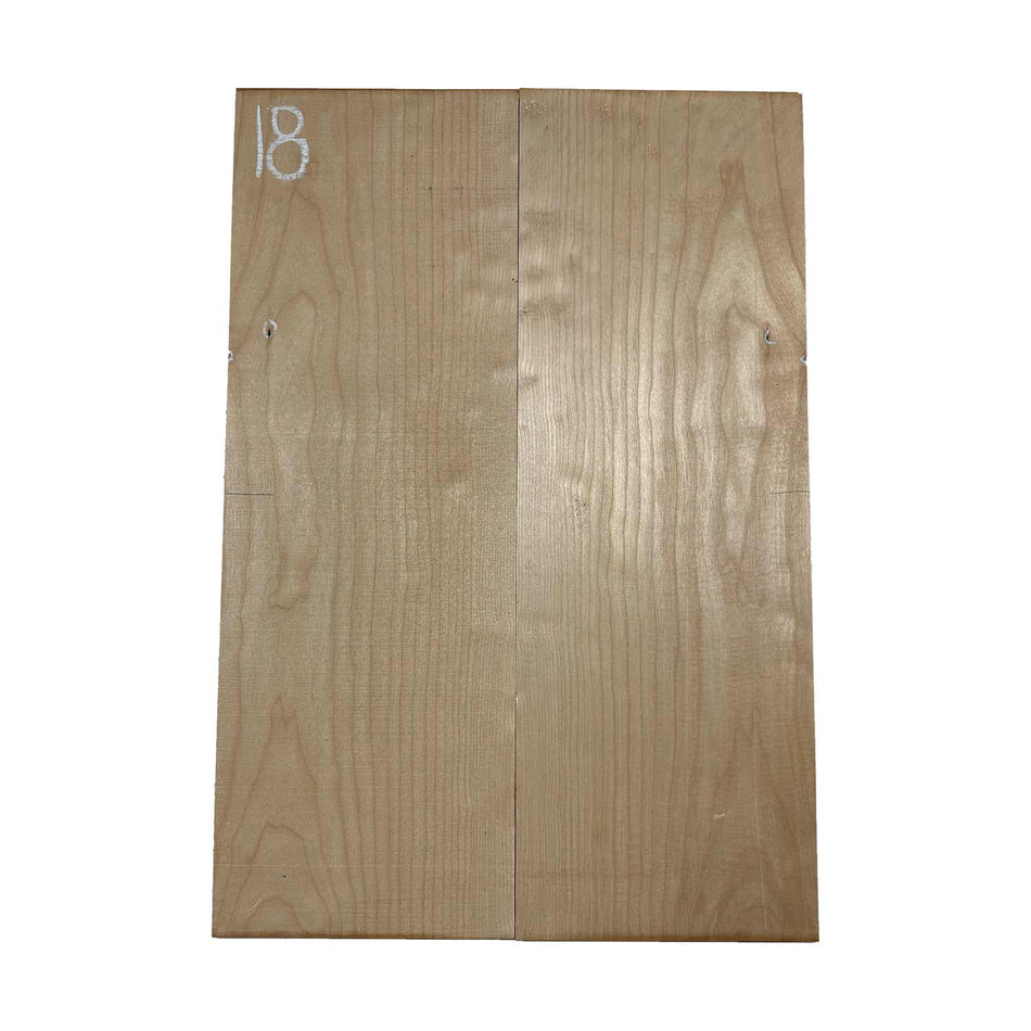 Ambrosia Maple Bookmatched Explorer Juego de tapa abatible para guitarra - 28" x 9" x 1/4"