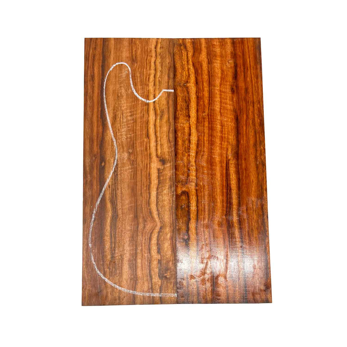 Flame Goncalo Alves  Drop Top 21" x 7" x 1/4" #181-C - Exotic Wood Zone 