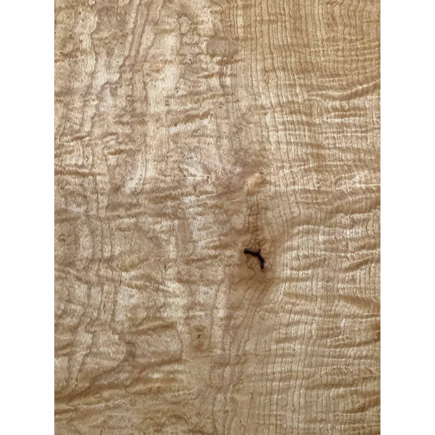 Quilted Curly Hard Maple Drop Top 21&quot; x 7-1/4&quot; x 1/4&quot; 