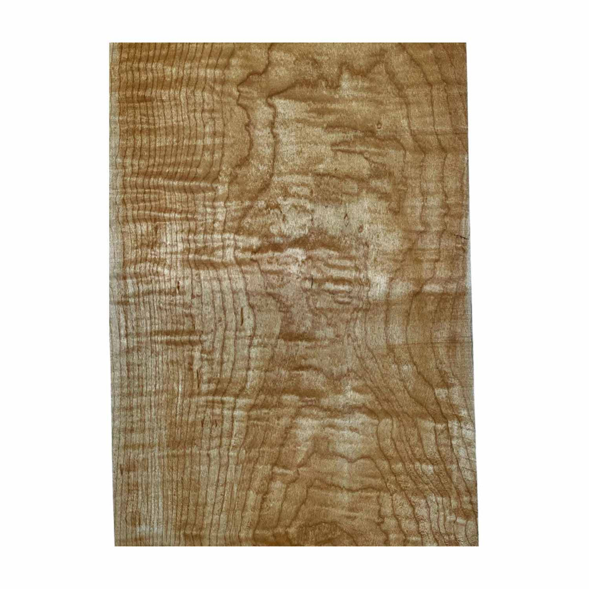 Quilted Curly Hard Maple Drop Top 21" x 7-1/4" x 1/4" #18 - C - Exotic Wood Zone 