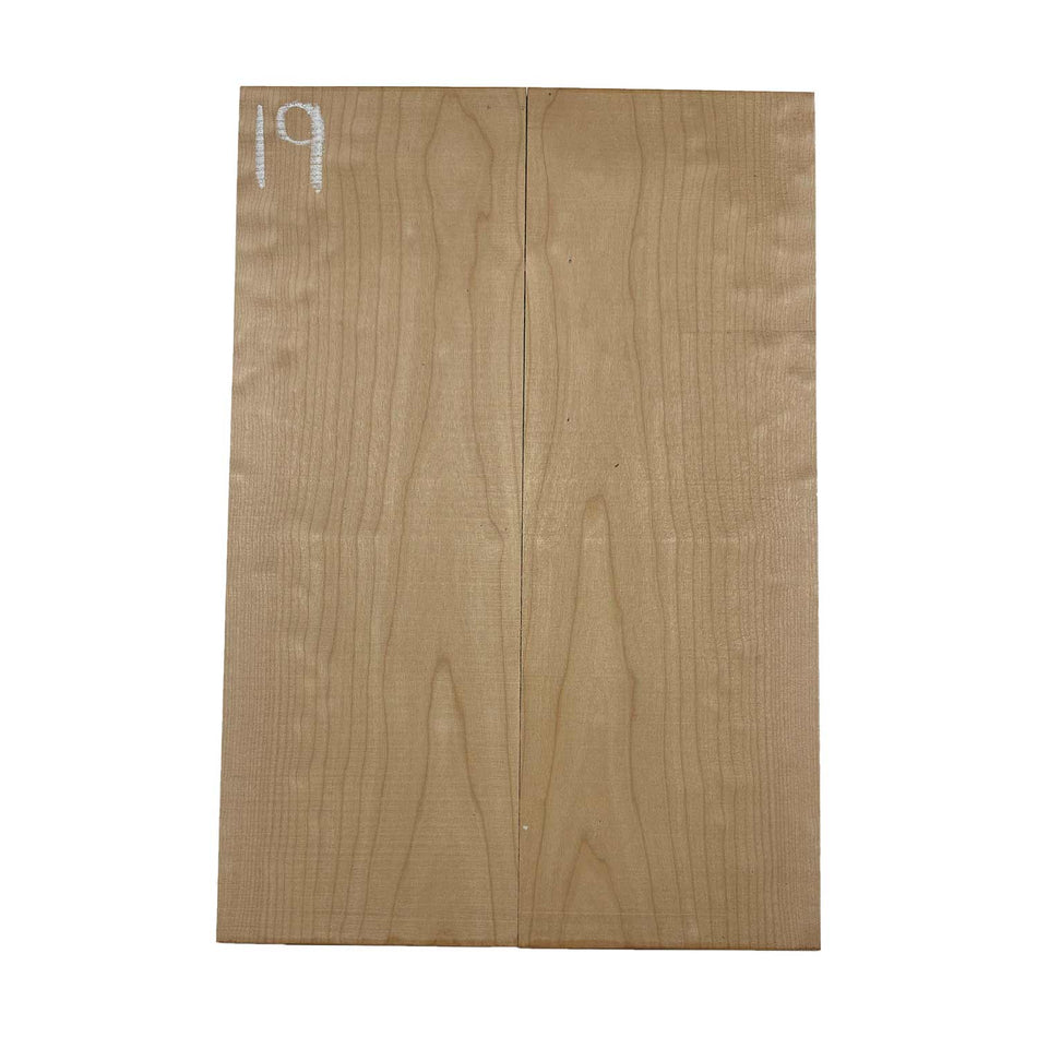 Ambrosia Maple Bookmatched Explorer Juego de tapa abatible para guitarra - 28" x 9" x 1/4"