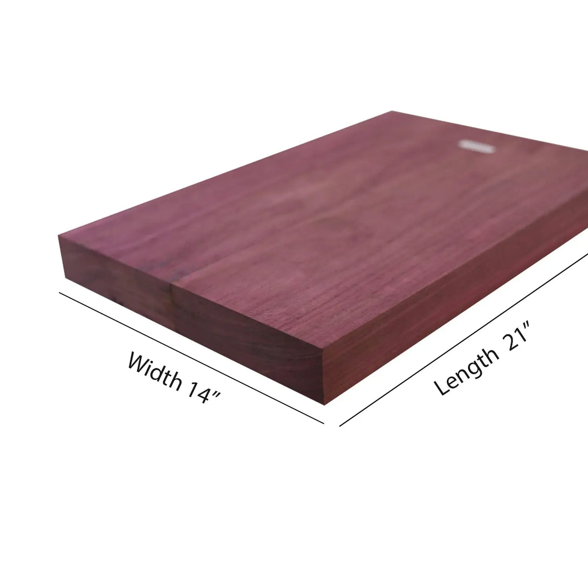 Purpleheart Guitar Body Blanks- Single Piece Solid Body,  21" x 14" x 2" - Exotic Wood Zone - Buy online Across USA 