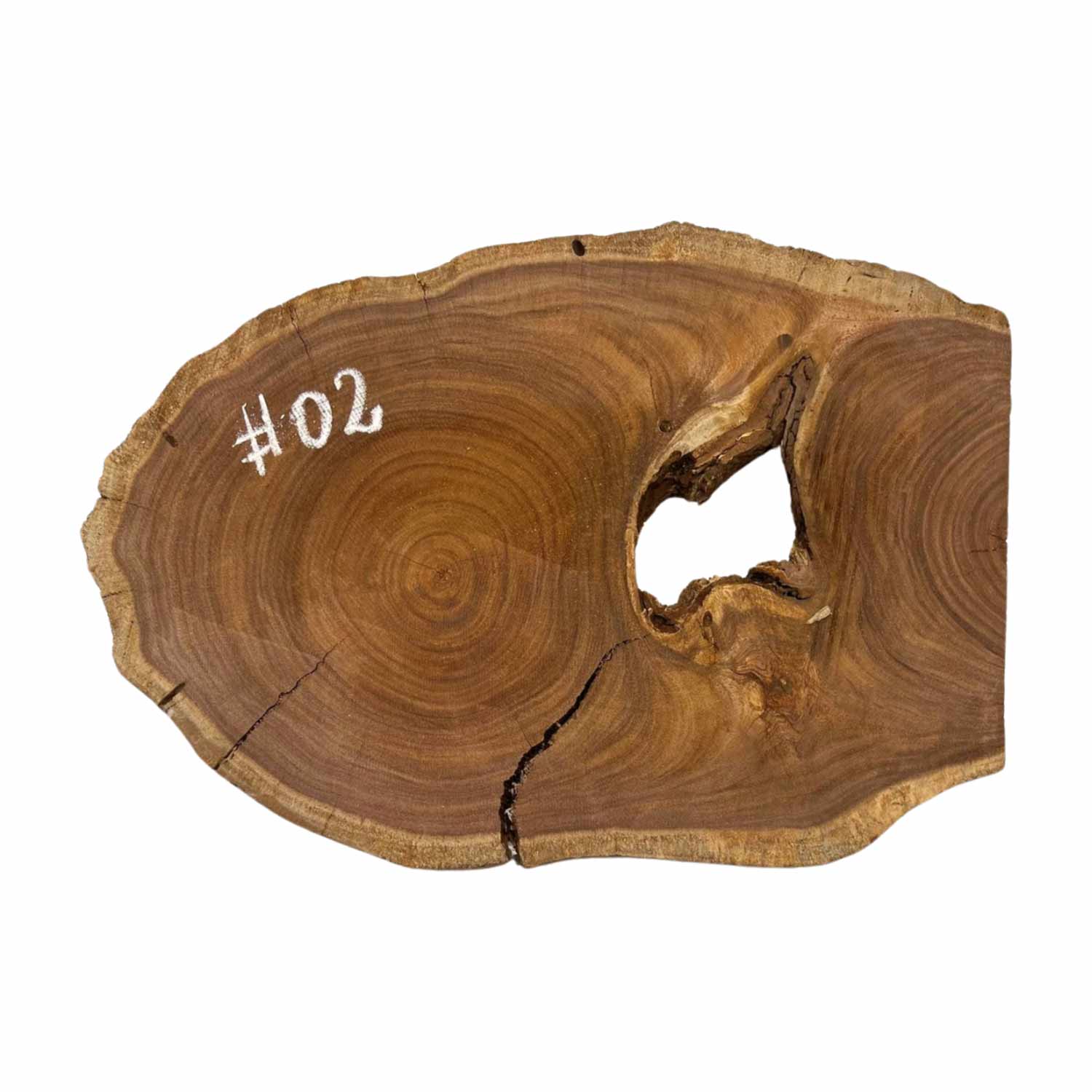 Hermosas y raras losas/galletas de borde vivo de madera negra africana - 24&quot;x24-1/2&quot;x3&quot;, 