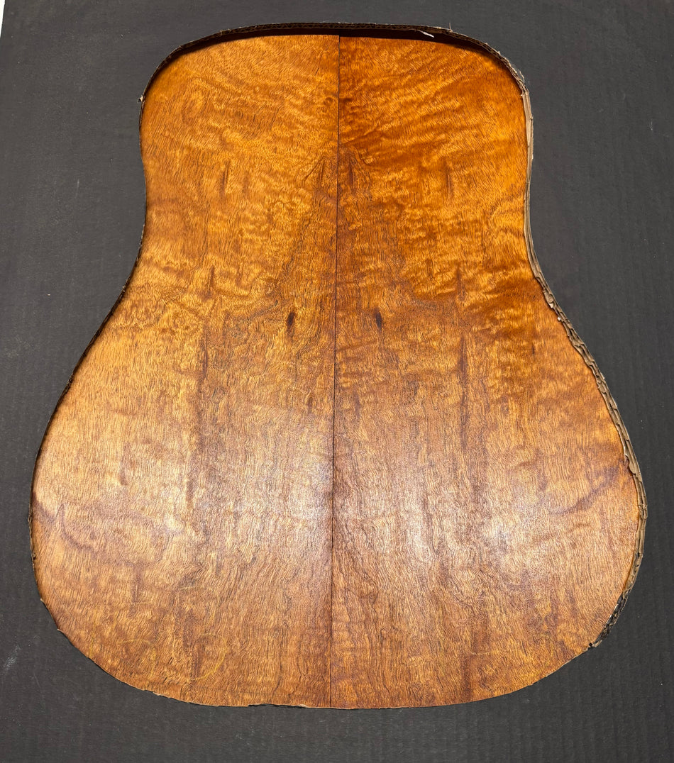 Juego de fondo y aros de guitarra de grado AAAA Dreadnought de palisandro de la India Oriental #61 