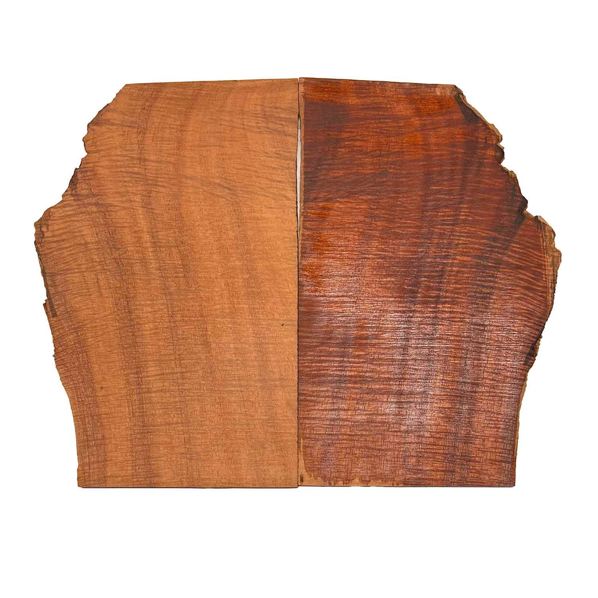 Flame Koa Bookmatched Burl 11-1/2" x 6-1/2" x 3/16" #2002 - Exotic Wood Zone 