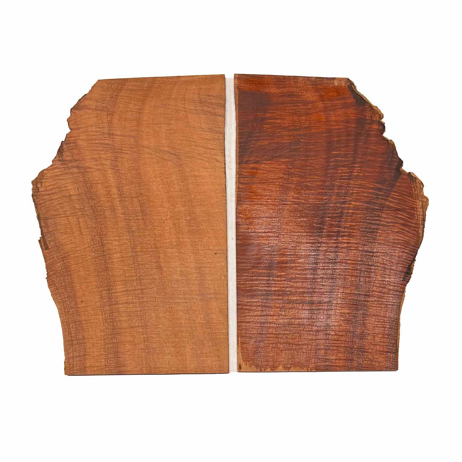 Flame Koa Bookmatched Burl 11-1/2" x 6-1/2" x 3/16" #2002 - Exotic Wood Zone 