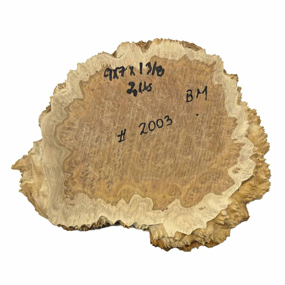 Brown Mallee Burl Cookies 9" x 7" x 1-3/8"  2 Lbs | #2003