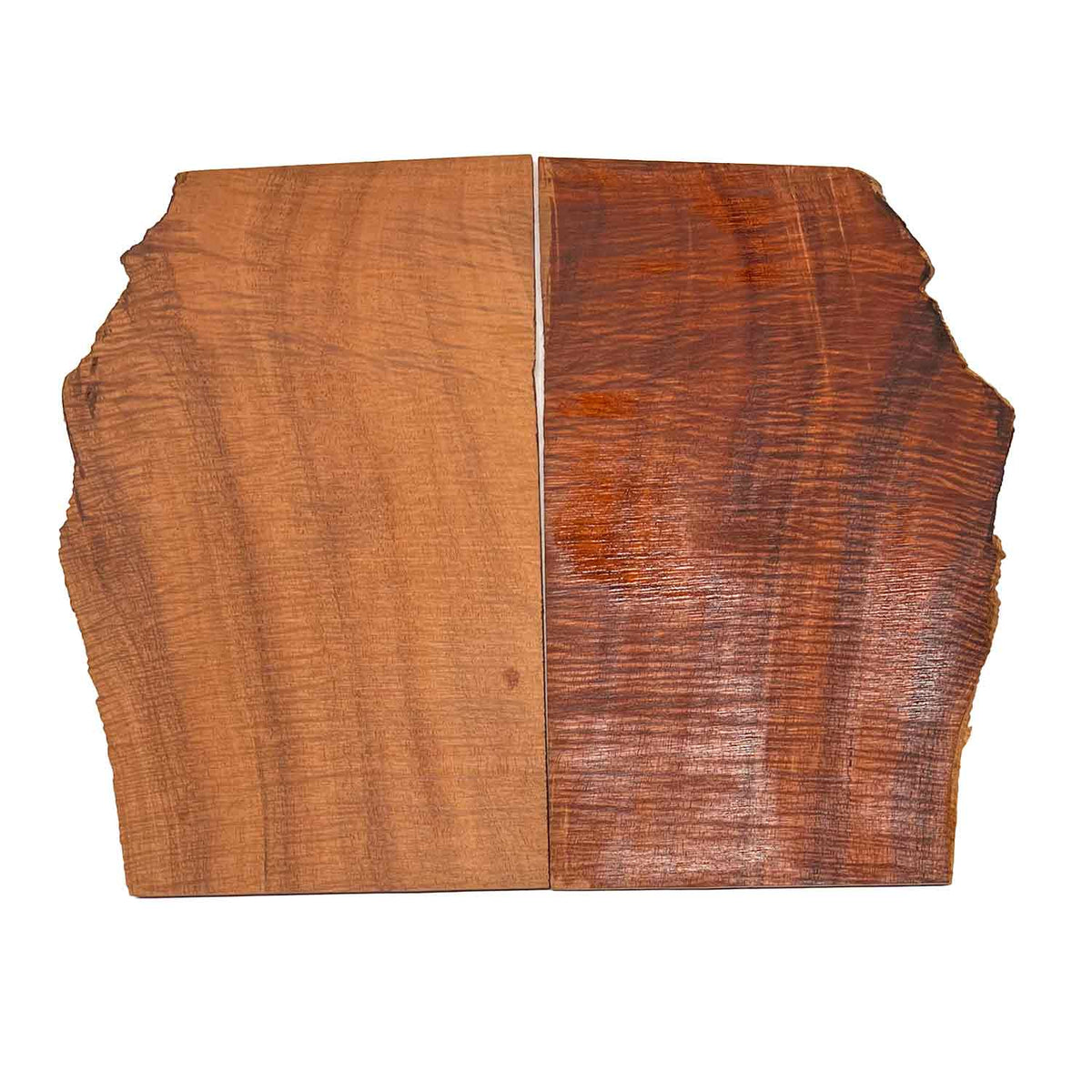 Flame Koa Bookmatched Burl 11-1/2" x 6-1/2" x 3/16" #2003 - Exotic Wood Zone 