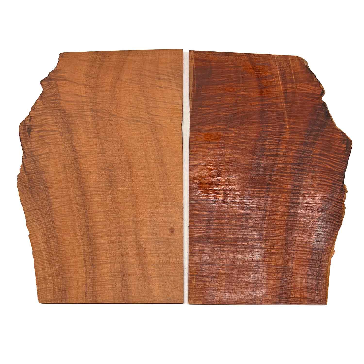 Flame Koa Bookmatched Burl 11-1/2" x 6-1/2" x 3/16" #2003 - Exotic Wood Zone 