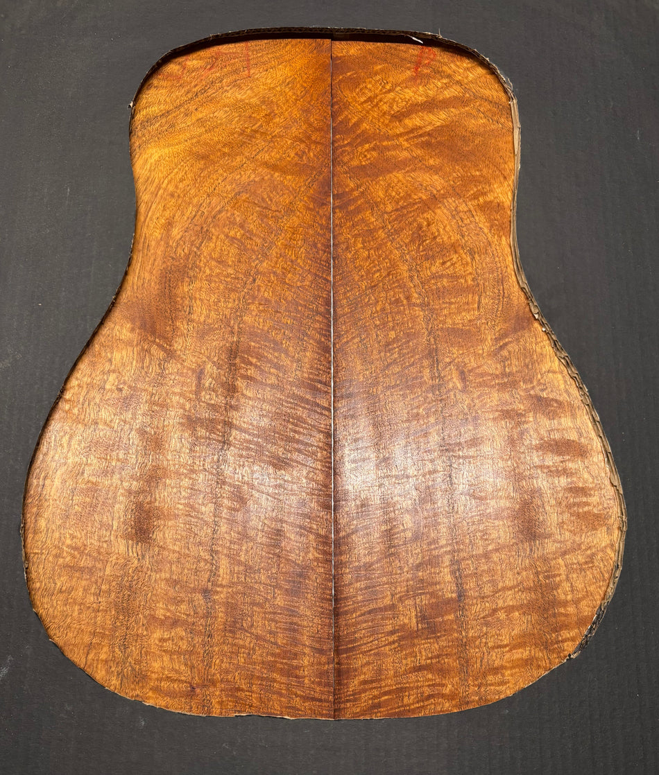 Juego de fondo y aros de guitarra de grado AAAA Dreadnought de palisandro de la India Oriental #61 